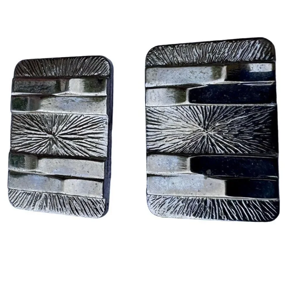 Vintage Silver Bullet Back Cufflinks